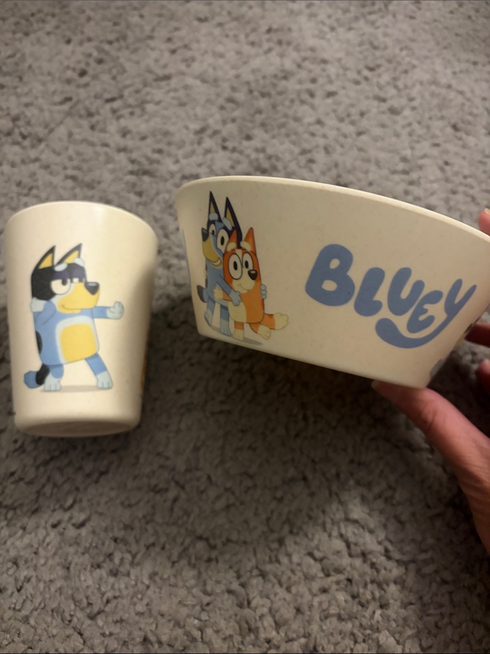 Bluey Kids Bowl and Cup Set